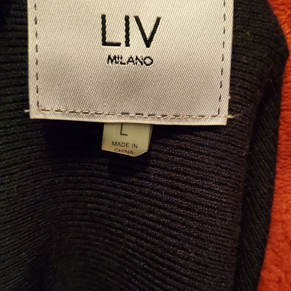 Elegant Black Embellished sparkly (lace and studs) Sweater - Picture 5 of 6